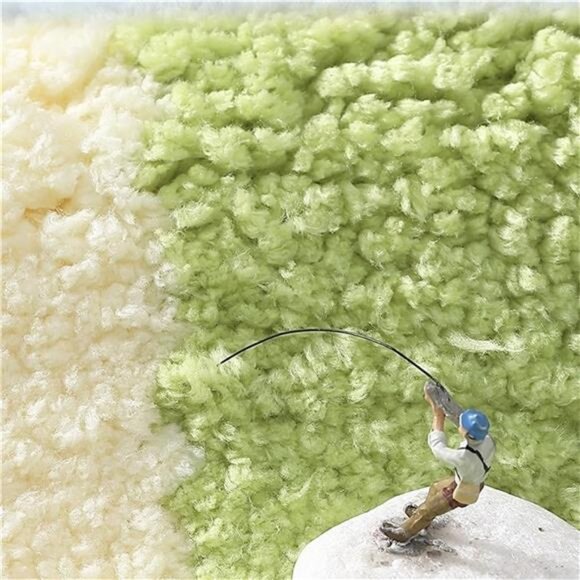 Bath Mat Cute Shower Rug, Luxury Shaggy High Absorbent and Anti Slip - Picture 5 of 8